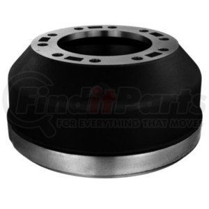 3219N5942 by MERITOR - Brake Drum, 16.50 in. x 6.00 in. Brake Size, 11.25 in. Bolt Circle Diameter, Cast Balanced, Outboard