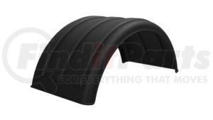 pm2261b by MINIMIZER - Dual Fender for 22.5 Tire Black