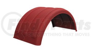 10001875 by MINIMIZER - Dual Fender for 22.5 Tire Red