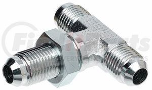 G60471-0606 by GATES - Male JIC 37 Flare on Run to Male JIC 37 Flare Bulkhead - Tee (SAE to SAE)