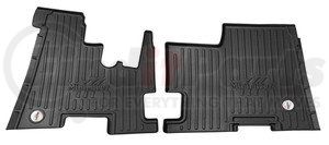 10002470 by MINIMIZER - Floor Mats - Black, 2 Piece, Front Row, For Kenworth