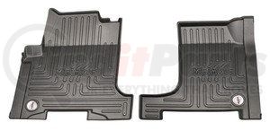 10002433 by MINIMIZER - Floor Mats - Black, 2 Piece, With Minimizer Logo, Front Row, For International