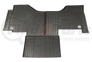 10002608 by MINIMIZER - Floor Mats - Black, 3 Piece, With Minimizer Logo, Auto Transmission, Front, Center Row, For Kenworth and Peterbilt