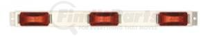 M20323R by MAXXIMA - Identification Light - Stainless Clearance ID Bar, 24 LED, Red