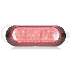 Maxxima M20384RCL Warning Light Assembly 4 Diode Ultra Thin Profile Red Clear Lens Surface Mount Electronic LED Emergency