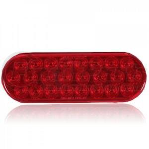 M63201R by MAXXIMA - Warning Light Assembly - Red, Oval, 6 in., Thin Profile LED, 8 Patterns