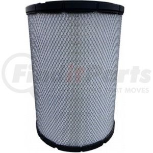 TR514-EF by TORQUE PARTS - Engine Air Filter - 15.629 in. Height, 10.96 in. Largest OD, 6.882 in. ID, for Kenworth C500/T2000/W900L and Peterbilt 387