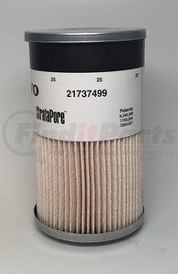 Volvo 21737499 Fuel Filter Element Fuel Filter Element - 4.20 in. OD, 0.66 in. ID, 25 Micron (FleetGuard)