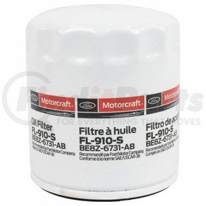 FL910S by MOTORCRAFT - OIL FILTER