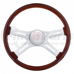 88143 by UNITED PACIFIC - Steering Wheel - 18" 4 Spoke Steering Wheel with Hub - International
