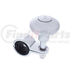 70366 by UNITED PACIFIC - Steering Wheel Spinner - Heavy Duty, Liquid Silver