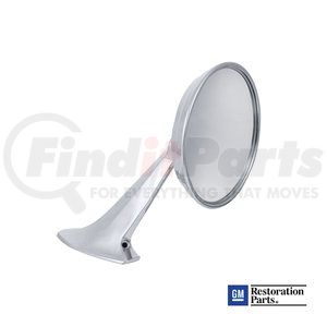C656601 by UNITED PACIFIC - Door Mirror - RH, Exterior, with Bowtie Logo, 1965-1966 Chevy