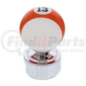 70773 by UNITED PACIFIC - Manual Transmission Shift Knob - Pool Ball, Number "13", for 13/15/18 Speed Eaton Style Shfters
