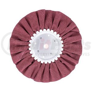 90089 by UNITED PACIFIC - Buffing Wheel - 10" Red Treated Airway Buff, 5/8" & 1/2" Arbor