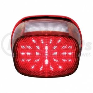 38669 by UNITED PACIFIC - Tail Light - 29 LED, Harley-Davidson, Plastic, Red LED/Lens, with 4 LED License Light