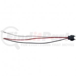 34212 by UNITED PACIFIC - Wiring Harness - 3-Wire Pigtail, with 3 Prong Straight Plug, 12" Lead
