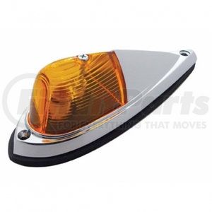 30076 by UNITED PACIFIC - Truck Cab Light - Pick-Up Light with Chrome Housing, Amber Lens