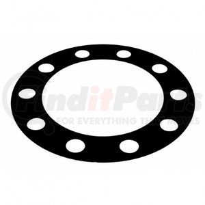 10148 by UNITED PACIFIC - Axle Hub Cover - Black, Plastic Rim Protector, with 1" Hole