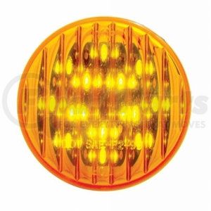 38176 by UNITED PACIFIC - Clearance/Marker Light, Amber LED/Amber Lens, 2.5", 13 LED