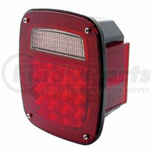 38490B by UNITED PACIFIC - Brake / Tail / Turn Signal Light - LED Universal Combination Tail Light w/o License Light & Side Marker