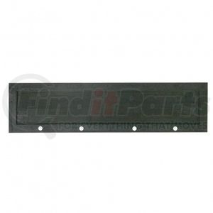 10611 by UNITED PACIFIC - Mud Flap - 24" X 6", Top, for Top Quarter Fender, with 5-1/16" Hole Spacing