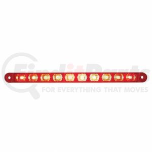 38943B by UNITED PACIFIC - Brake/Tail/Turn Signal Light - 10 LED 9", Bar Only, Red LED/Red Lens
