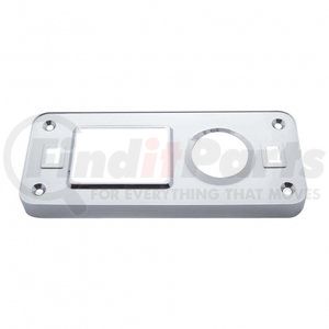 40980 by UNITED PACIFIC - Dome Light Cover - Chrome, Plastic, with Swivel Light Hole, for Peterbilt 386 (2006-2010) & 387 (1999-2010)