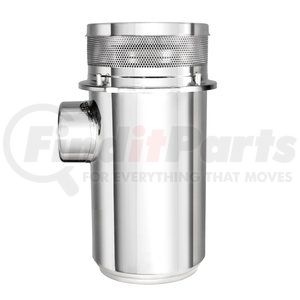 28202 by UNITED PACIFIC - Air Cleaner Housing - 13" Stainless, for Peterbilt/Kenworth