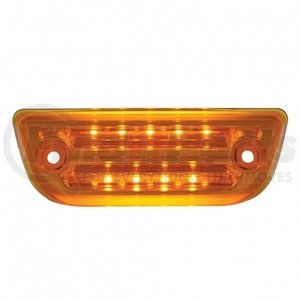 36779 by UNITED PACIFIC - Truck Cab Light - 9 LED Rectangular, Amber LED/Amber Lens, for Peterbilt 579/Kenworth T680/T770/T880
