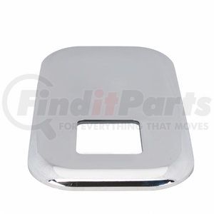 41751B by UNITED PACIFIC - Transmission Shift Lever Plate Base Cover - Chrome, for Peterbilt Trucks, Fits OEM S22-6041M01-234