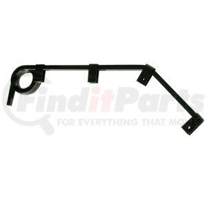 10614 by UNITED PACIFIC - Mud Flap Hanger - Black Angled, 2 Coils