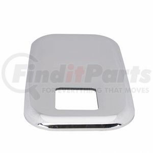 41753B by UNITED PACIFIC - Transmission Shift Lever Plate Base Cover - Chrome, for Peterbilt Trucks, Fits OEM S22-6041M01-268