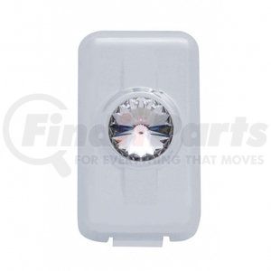 41604 by UNITED PACIFIC - Dash Switch Cover - Switch Plug Cover, with Clear Diamond, for Volvo