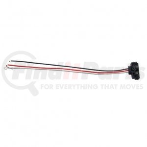 34216 by UNITED PACIFIC - Wiring Harness - 3-Wire Pigtail, with 3 Prong Right Angle Plug, 12" Lead