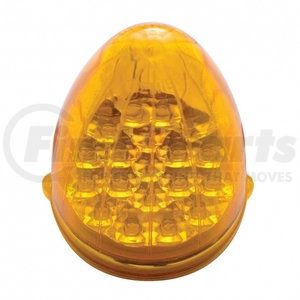 39457 by UNITED PACIFIC - Truck Cab Light - 19 LED, Reflector Grakon 1000 Style, Amber LED/Lens, without Housing