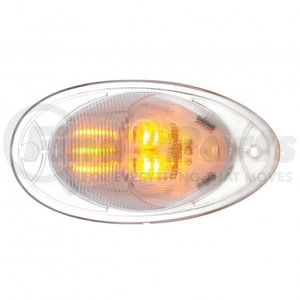 37078 by UNITED PACIFIC - Turn Signal Light - LED Freightliner Turn Signal Light- Clear Lens