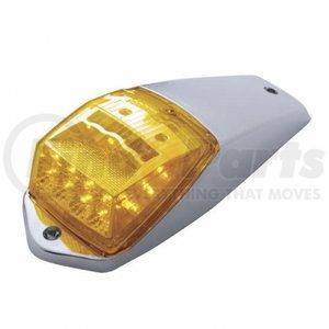 39529 by UNITED PACIFIC - Truck Cab Light - 17 LED Reflector Square, Amber LED/Amber Lens