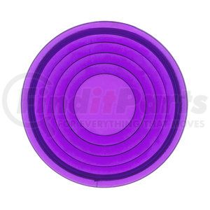 37060 by UNITED PACIFIC - Dome Light Lens - Round Map, for 2006+ Peterbilt, Purple