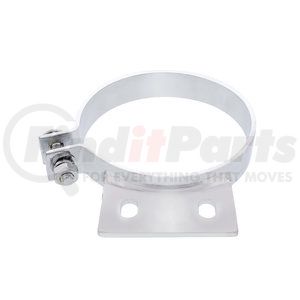 10294 by UNITED PACIFIC - Exhaust Clamp - 5", Chrome, for Peterbilt