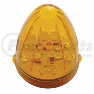 38313 by UNITED PACIFIC - Truck Cab Light - 19 LED Watermelon Grakon 1000, Amber LED/Amber Lens