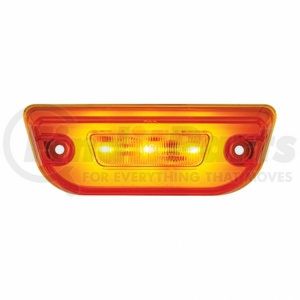 36891 by UNITED PACIFIC - Truck Cab Light - 11 LED Peterbilt 579 & Kenworth T680 "Glo", Amber LED/Amber Lens