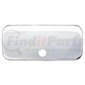 42343 by UNITED PACIFIC - Storage Door Cover - Chrome, Upper Center, for Freightliner Cascadia