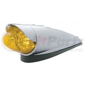 39956 by UNITED PACIFIC - Truck Cab Light - 19 LED Beehive Grakon 1000, with Visor, Amber LED/Amber Lens