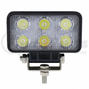 36510 by UNITED PACIFIC - Driving/Work Light - Vehicle-Mounted, LED, Rectangular, 6 High Power, LED