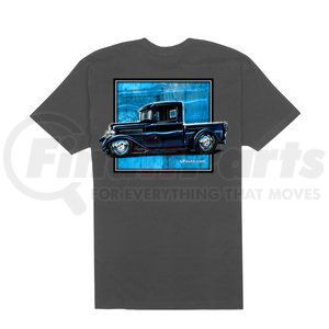99104L by UNITED PACIFIC - T-Shirt - United Pacific 1932 Ford Truck T-Shirt, Gray, Large