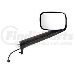 42847 by UNITED PACIFIC - Hood Mirror - Black Hood Mirror With Heated Lens For 2018-2021 Freightliner Cascadia - Passenger Side