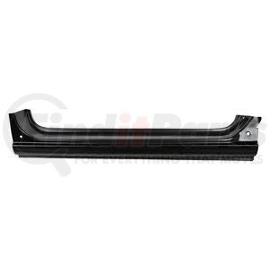 110920 by UNITED PACIFIC - Rocker Panel - Outer, Black EDP, for 1967-1972 Chevy & GMC Truck