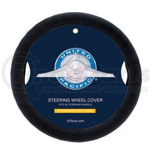 70139 by UNITED PACIFIC - Accessory Steering Wheel Cover - 20" Black Steering Wheel Cover