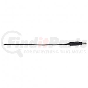 34213B by UNITED PACIFIC - Wiring Harness - 6" Single Lead Wire With .180 Bullet Termination & Stripped End - Black, Bulk