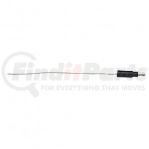 34214B by UNITED PACIFIC - Wiring Harness - 6" Single Lead Wire, with 0.180 Bullet Termination & Stripped End, White
